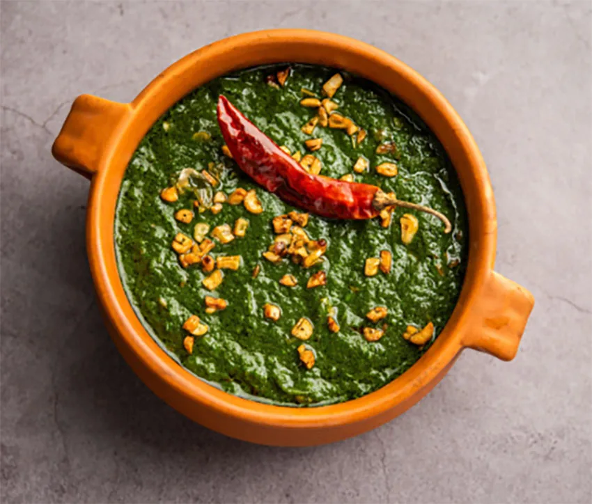 Lahsoon Palak Paneer