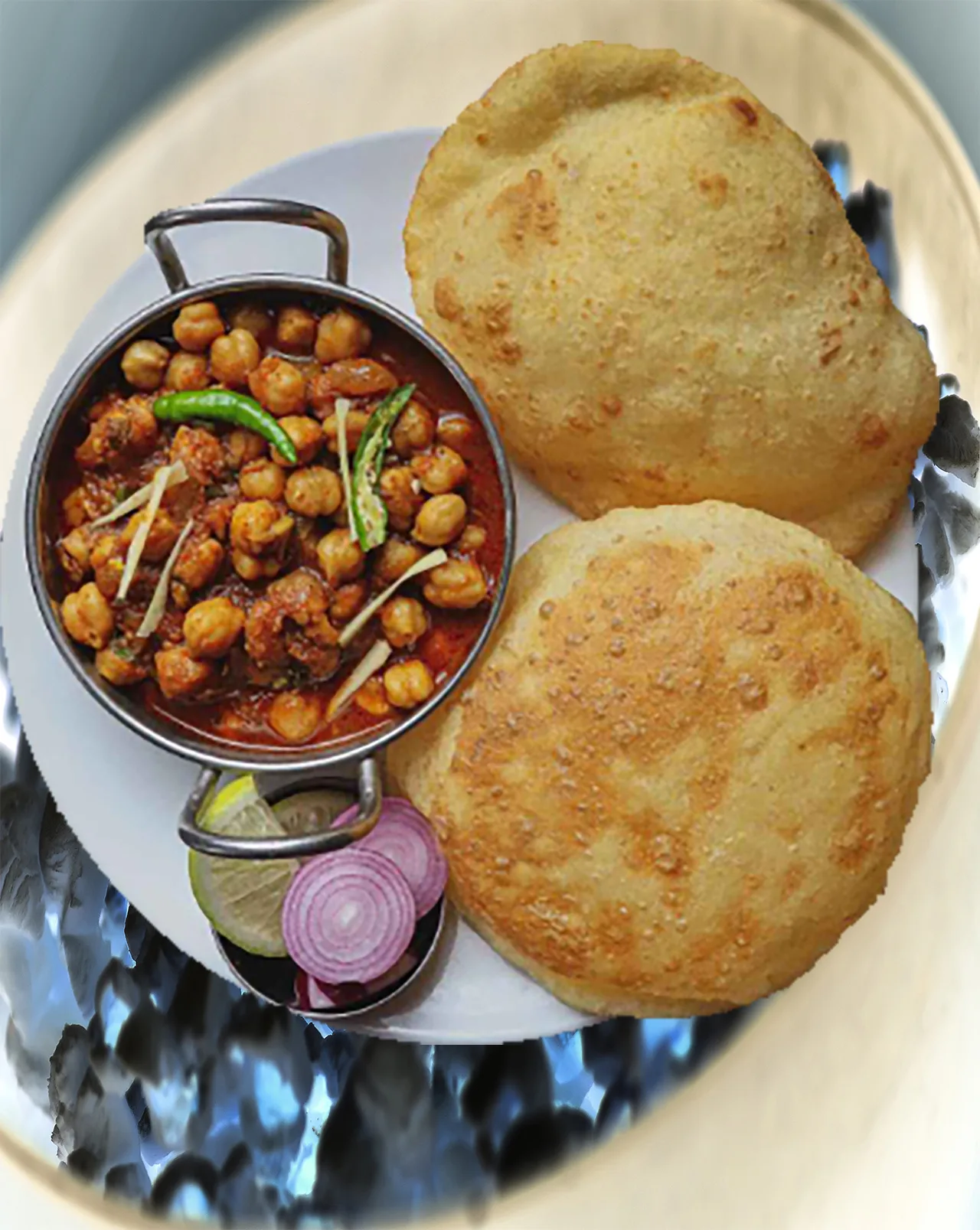 Chole Bhature Chana Bhatura